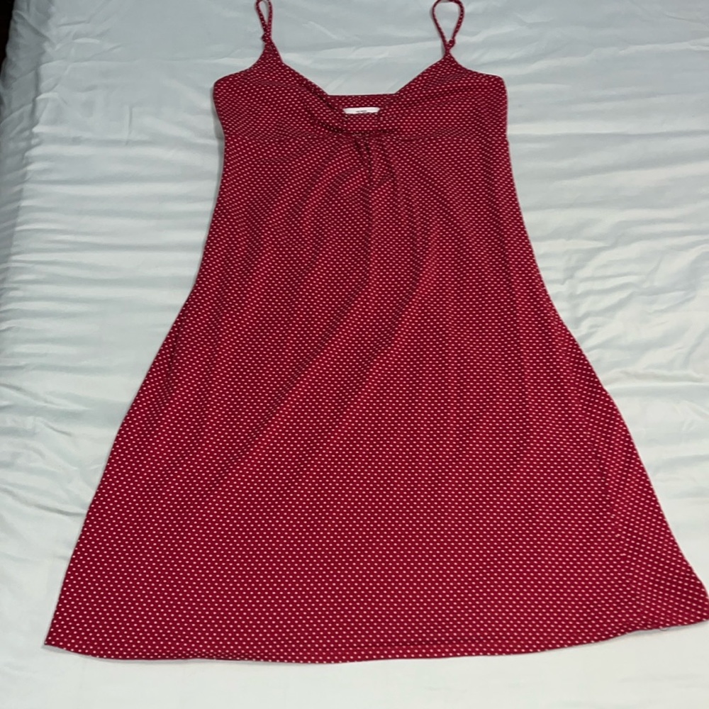Little Red Polka Dotted Dress